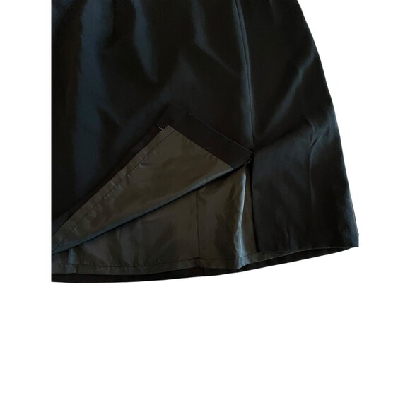 Vintage Sag Harbor Skirt Womens Size 14 NEW Black Knee Length Lined Zip Up NWT - Picture 5 of 9